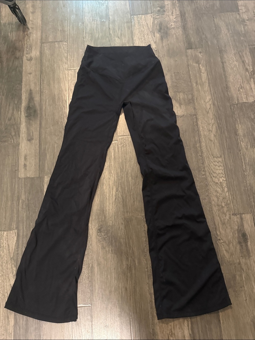 Source Unknown Black Boot-Cut Flare Pants